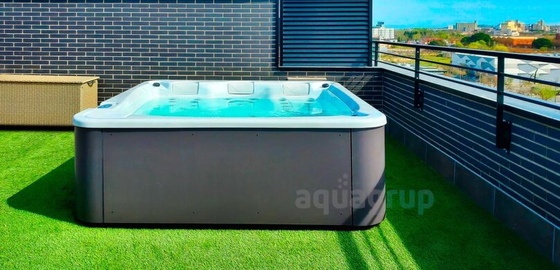 Jacuzzi exterior a Lleida