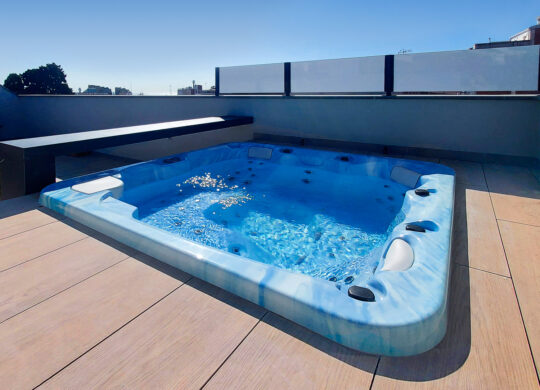 Jacuzzi extérieur enterré